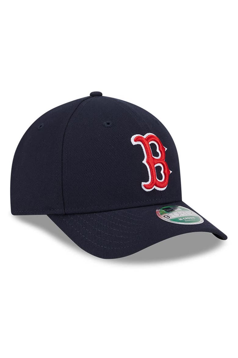 Men's New Era  Navy Boston Red Sox Player Replica 9FORTY Adjustable Hat, Alternate, color, Navy