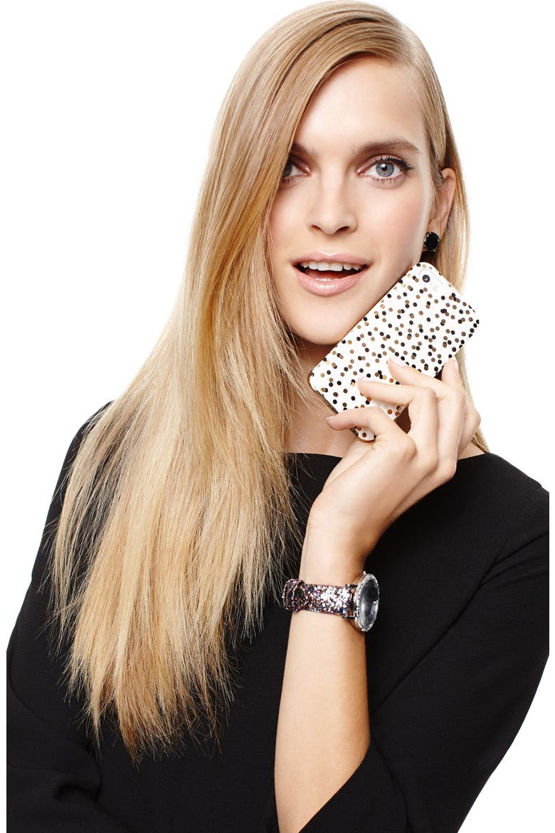 'confetti' iPhone 5 & 5s case, Alternate, color, CREAM MULTI