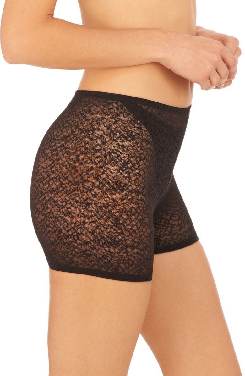 Natori Pretty Smooth Shortlette, Alternate, color, Black