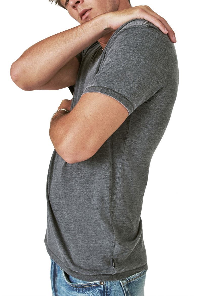 Relaxed Fit V-Neck T-Shirt, Alternate, color, JET BLACK