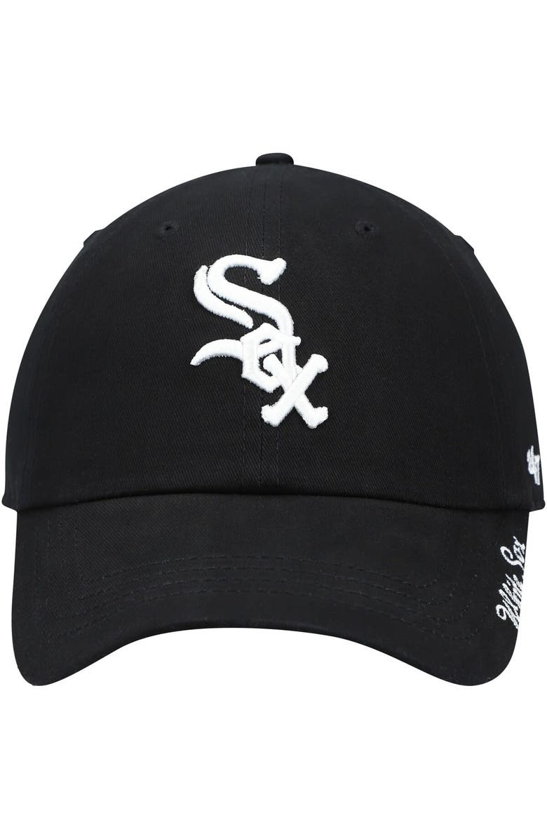 '47 Women's '47 Black Chicago White Sox Team Miata Clean Up Adjustable Hat, Alternate, color, Black