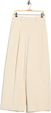 A.L.C. Ryder High Waist Wide Leg Stretch Cotton Pants