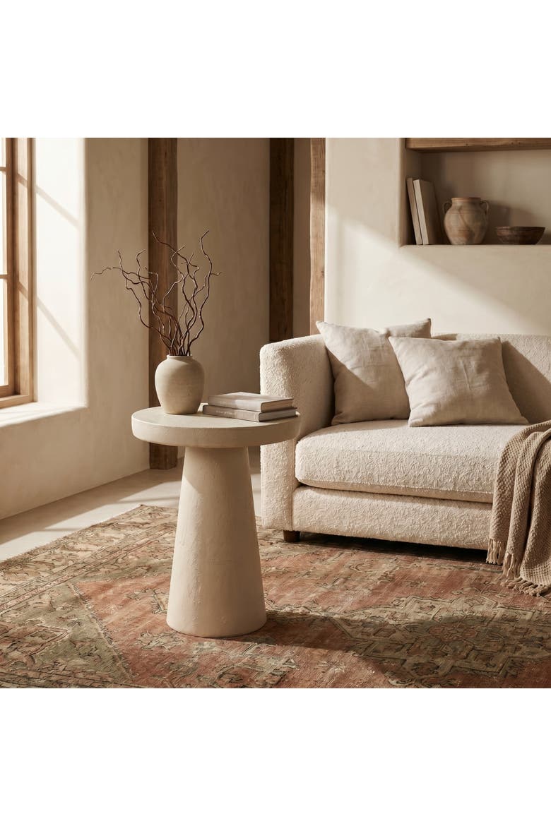 Tapered Side Table, Alternate, color, Ivory