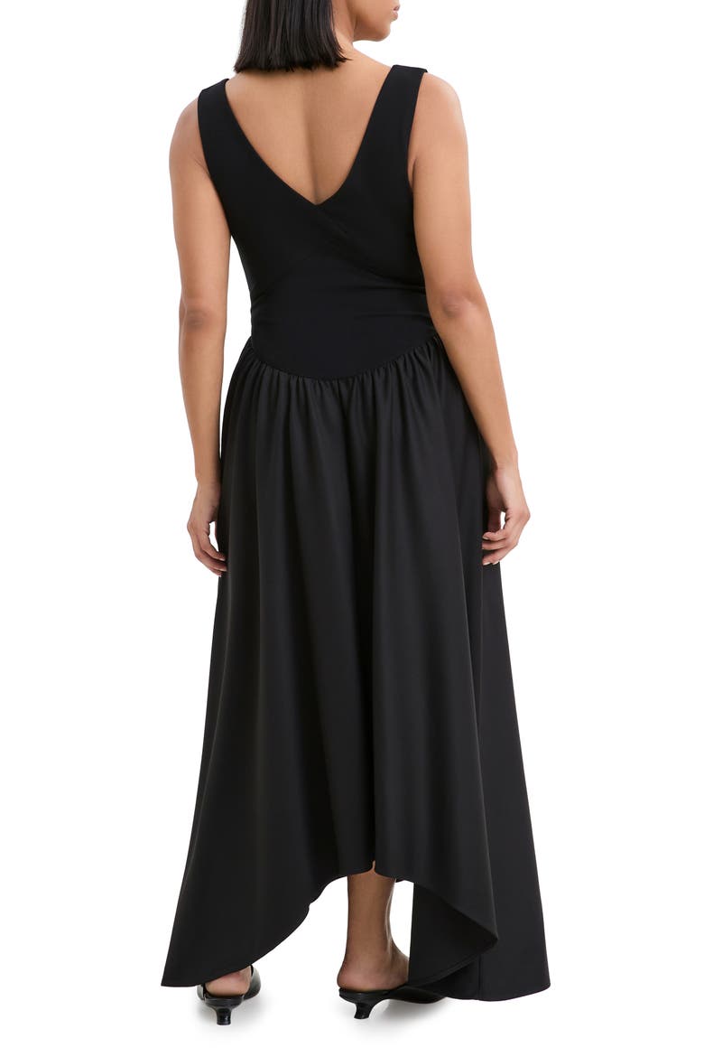 Cammi Sleeveless A-Line Dress, Alternate, color, BLACK