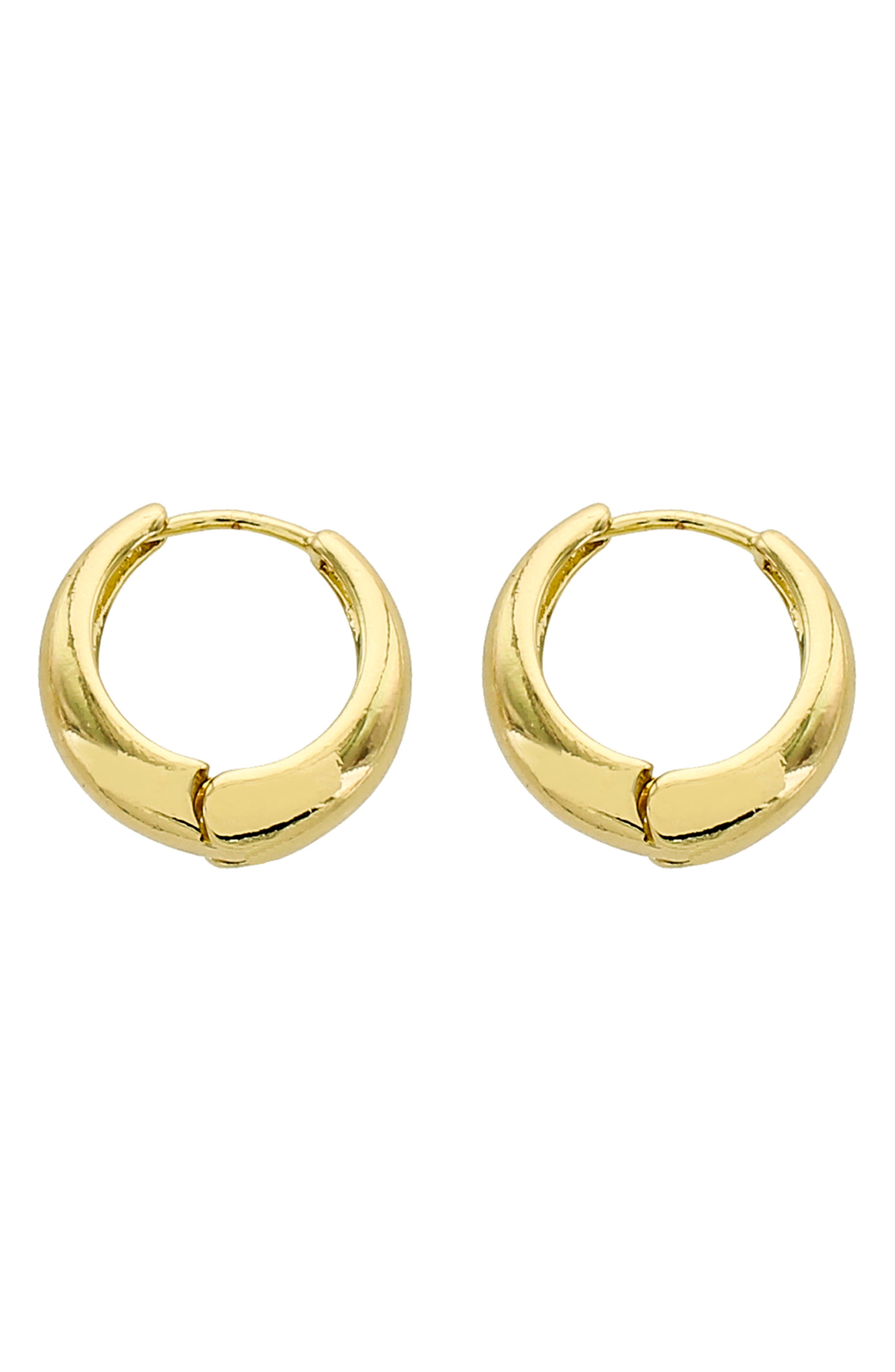 Panacea Tube Hinge Huggie Hoop Earrings
