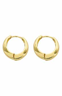 Panacea Tube Hinge Huggie Hoop Earrings