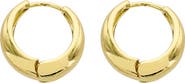 Panacea Tube Hinge Huggie Hoop Earrings