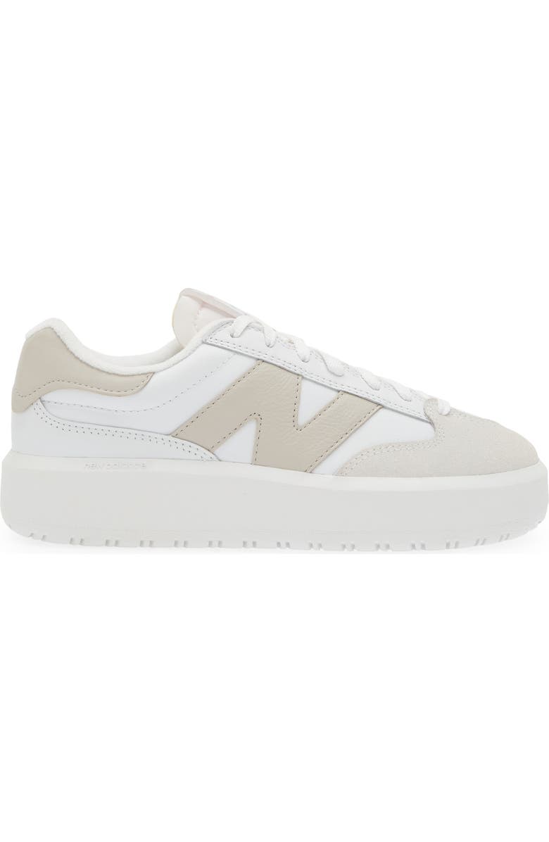New Balance Gender Inclusive CT302 Tennis Sneaker, Alternate, color, White/ Rosewood