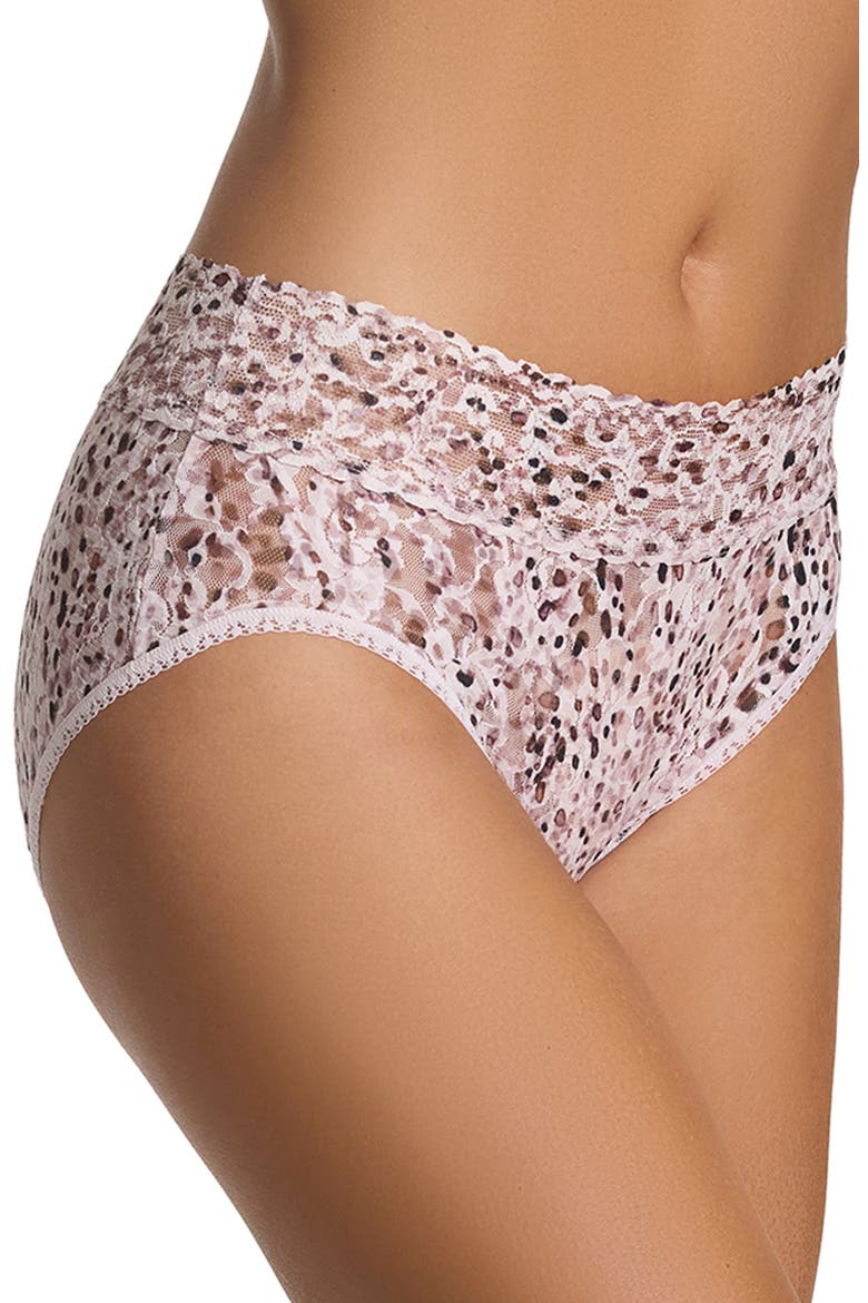 Print Lace Briefs, Alternate, color, UNCONVENTIONAL