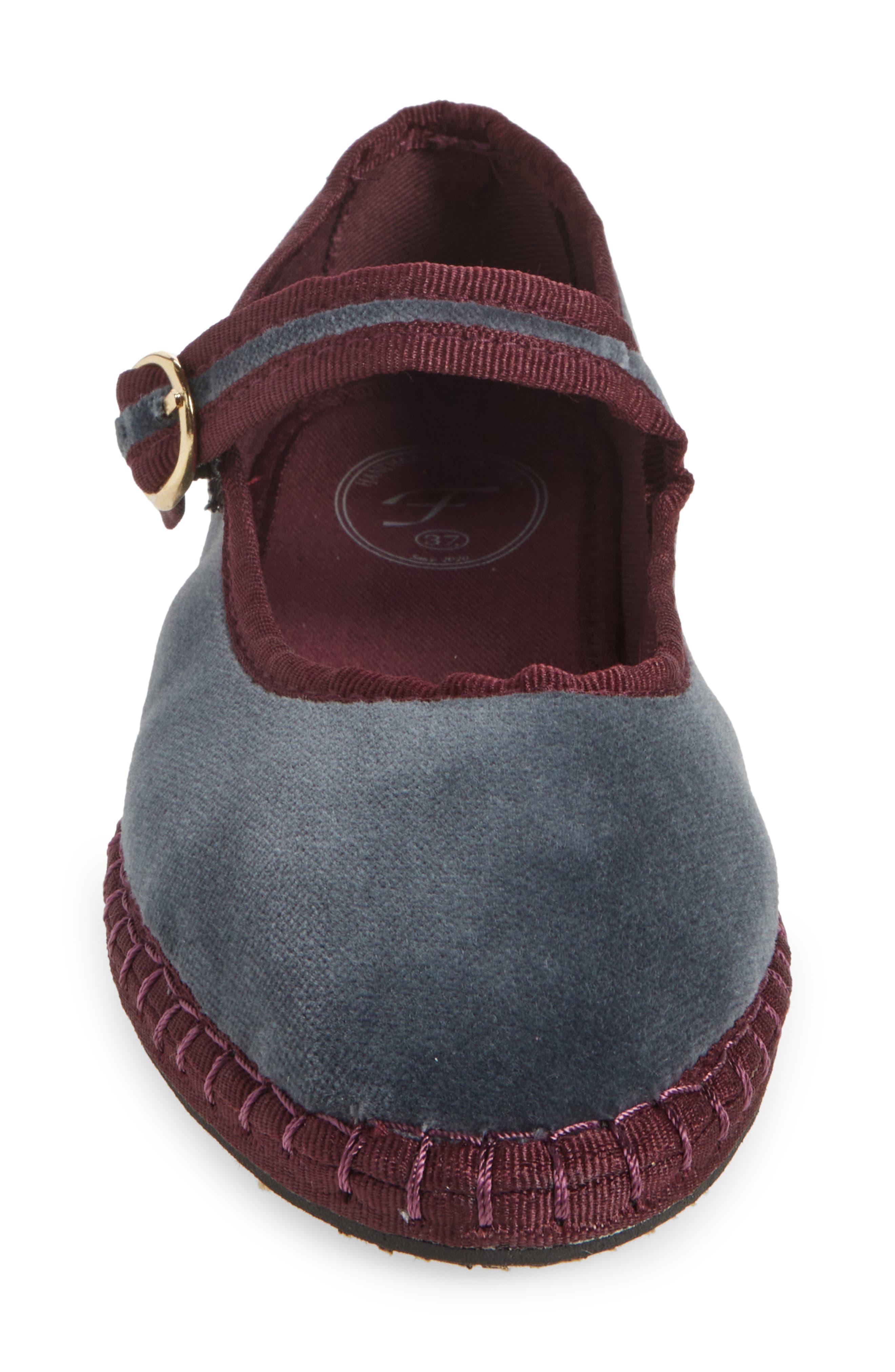 Flabelus Georgina Mary Jane Flat, Alternate, color, Gray