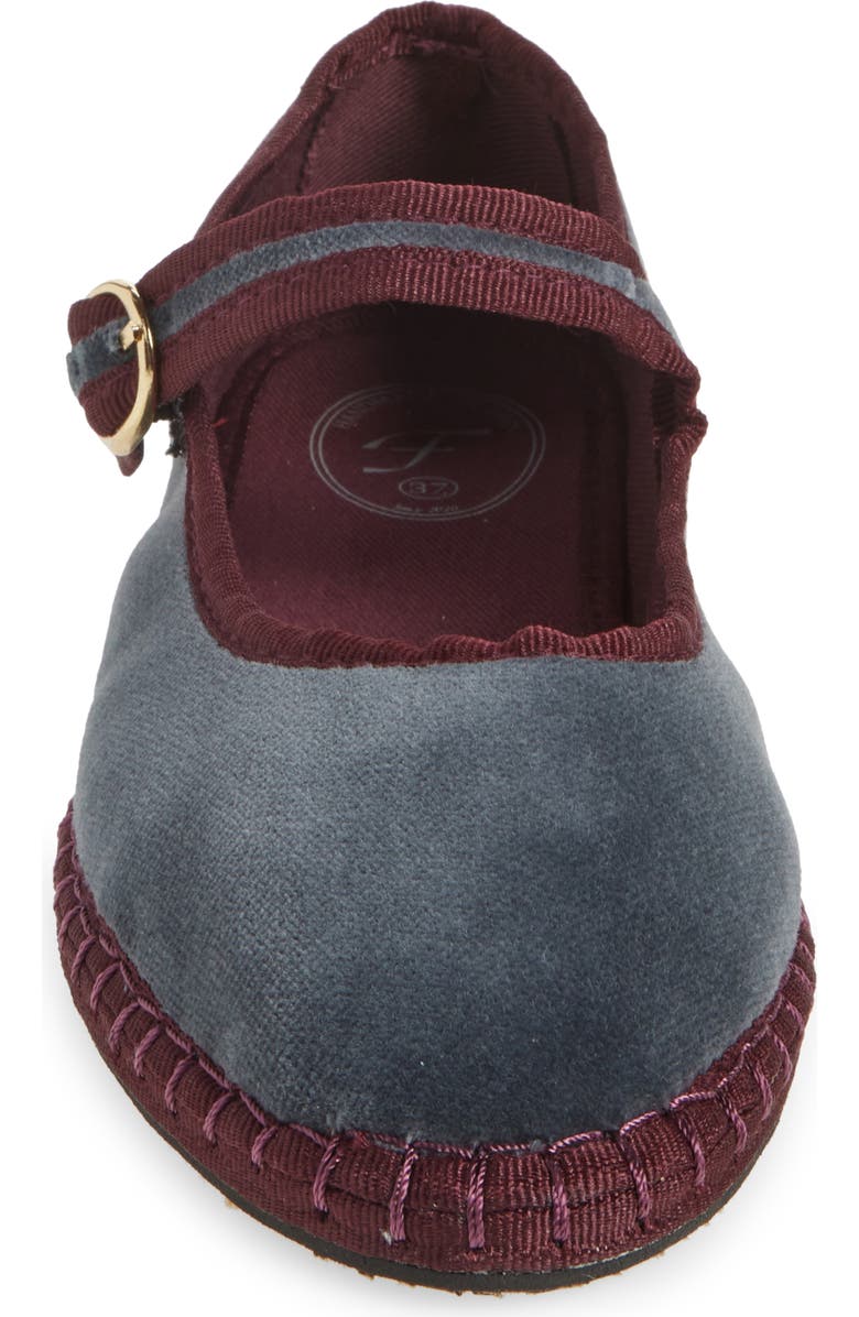 Flabelus Georgina Mary Jane Flat, Alternate, color, Gray