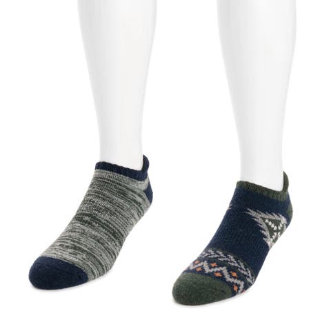 No Show Wool Socks 2 Pair Pack