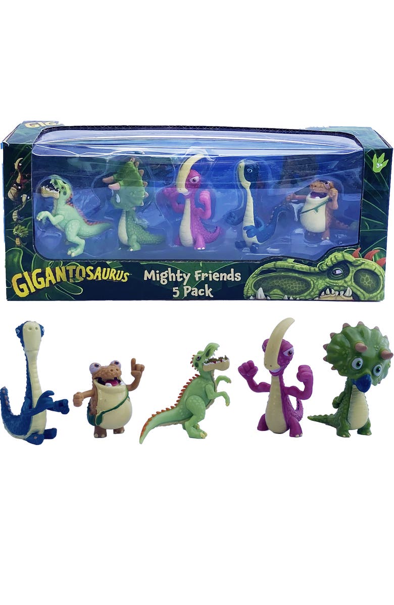 Gigantonarus Mighty Friends 5 Pack Mini 2" Figures, Alternate, color, 