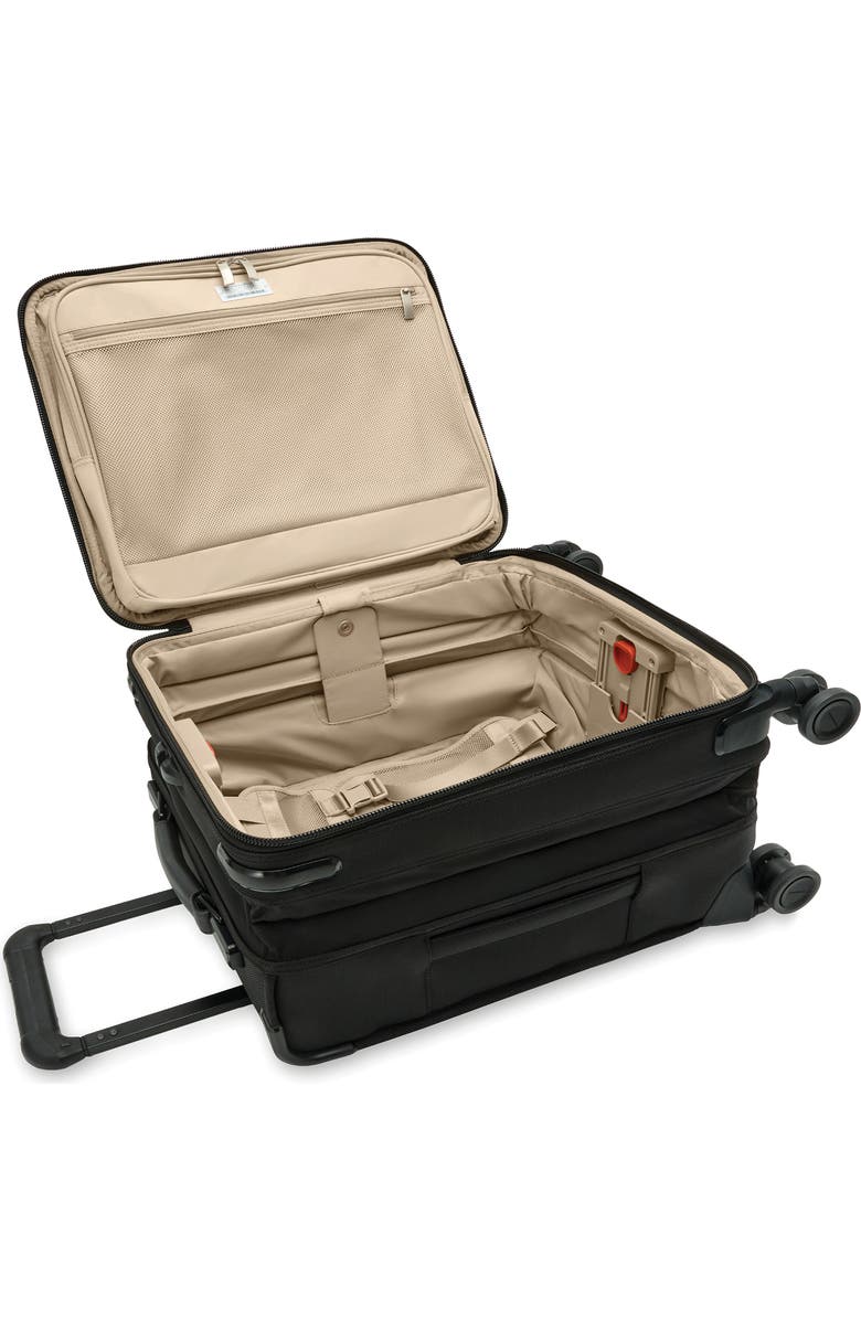 Briggs & Riley Baseline Compact Spinner Carry-On, Alternate, color, Black