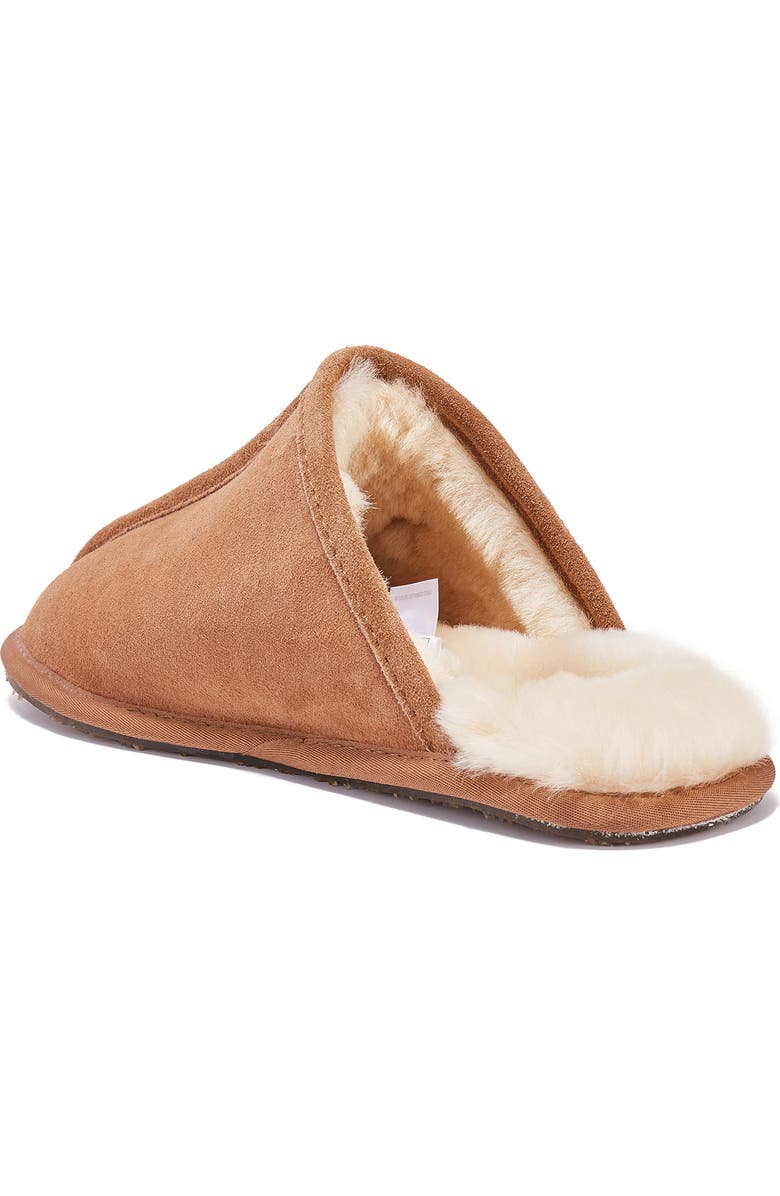 Australia Luxe Collective Suede Closed Genuine Shearling Lined Mule, Alternate, color,