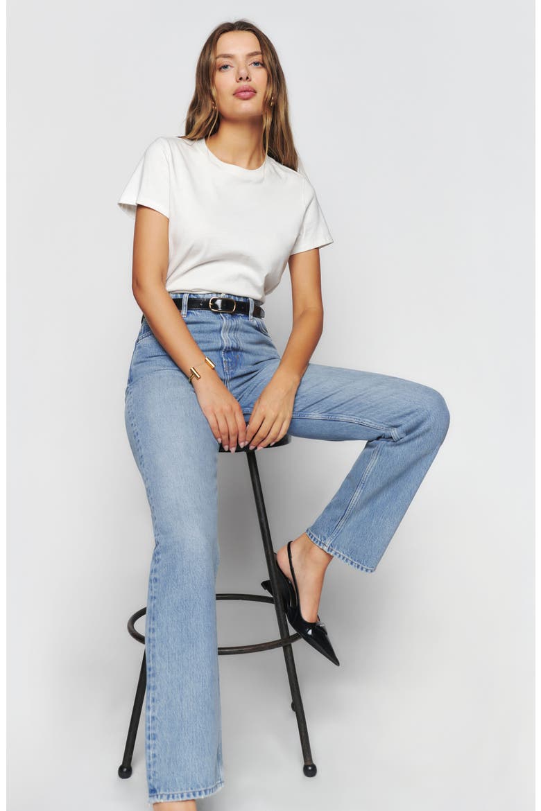Selena High Rise Relaxed Fit Straight Leg Jeans, Alternate, color, SUPERIOR