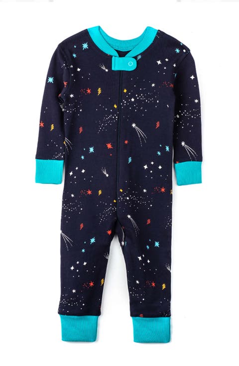 100% Organic Cotton Print Snug Fit Baby Pajamas