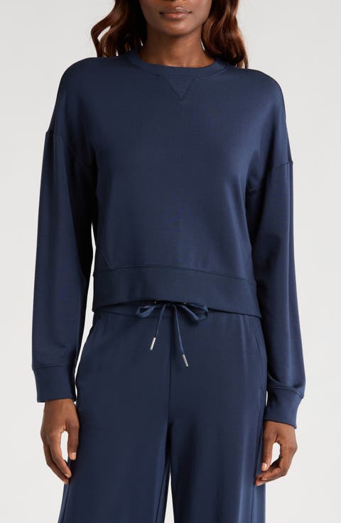 Women's Blue Crewneck Sweatshirts | Nordstrom