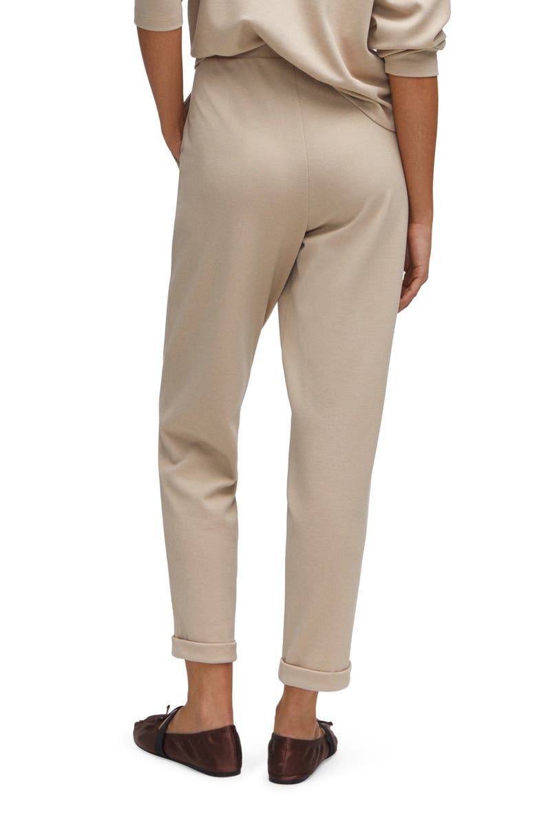 MANGO Seam Detail Cuff Lounge Pants, Alternate, color, 