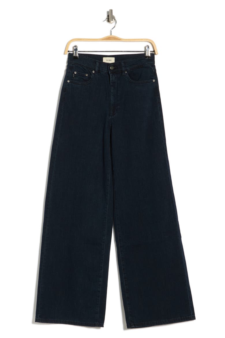 Hepburn High Waist Wide Leg Jeans, Alternate, color, FLATIRON