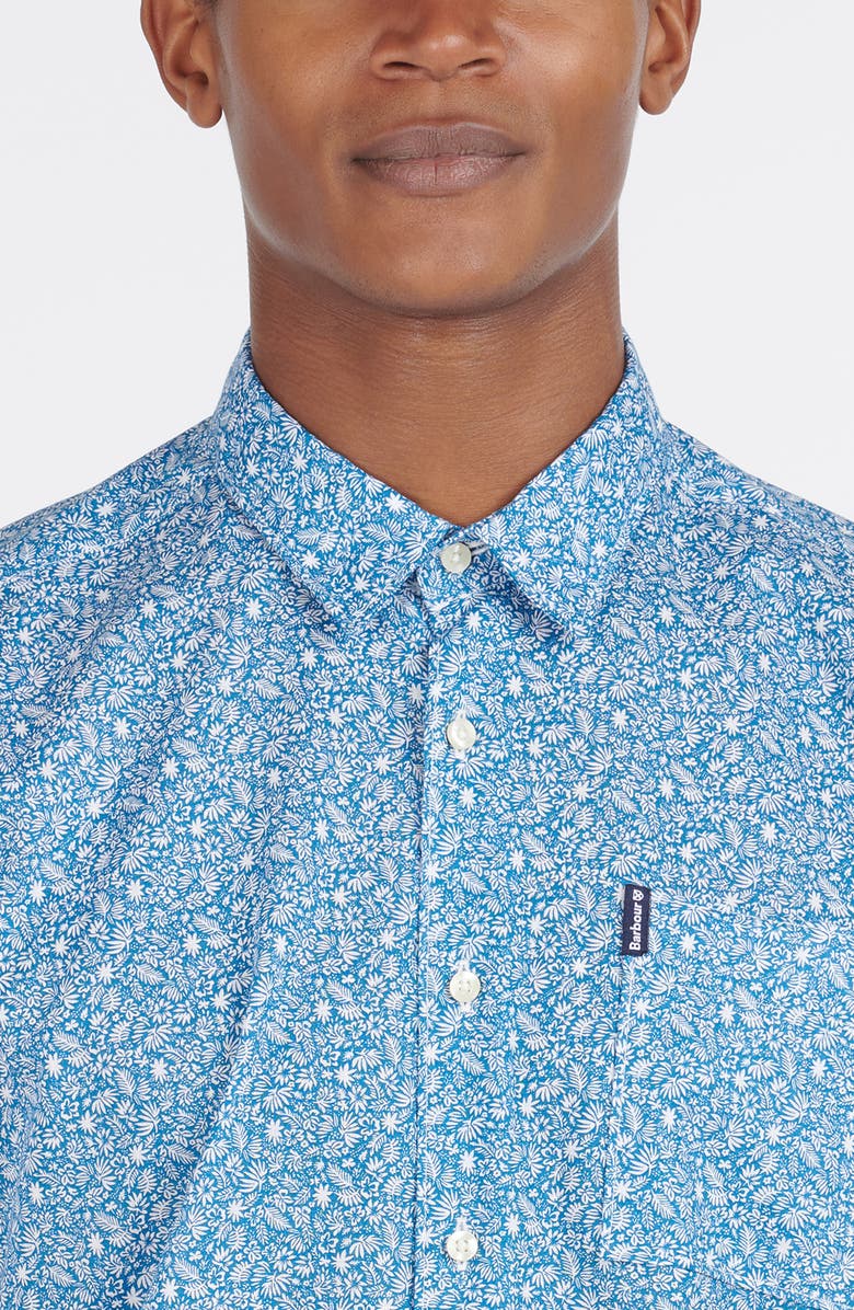 Barbour Summer Print Short Sleeve Button-Up Shirt, Alternate, color,