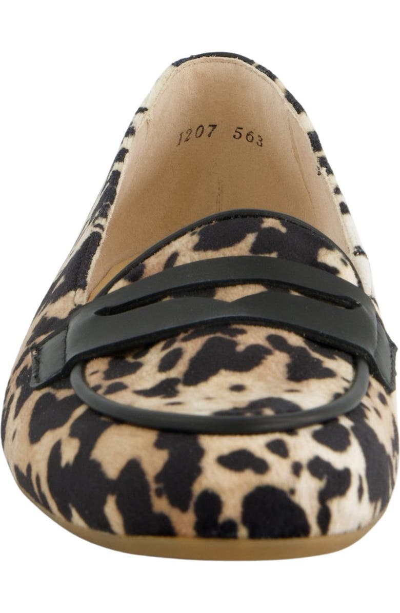 Paul Green Dottie Penny Loafer, Alternate, color, Sand Black Leo Combo