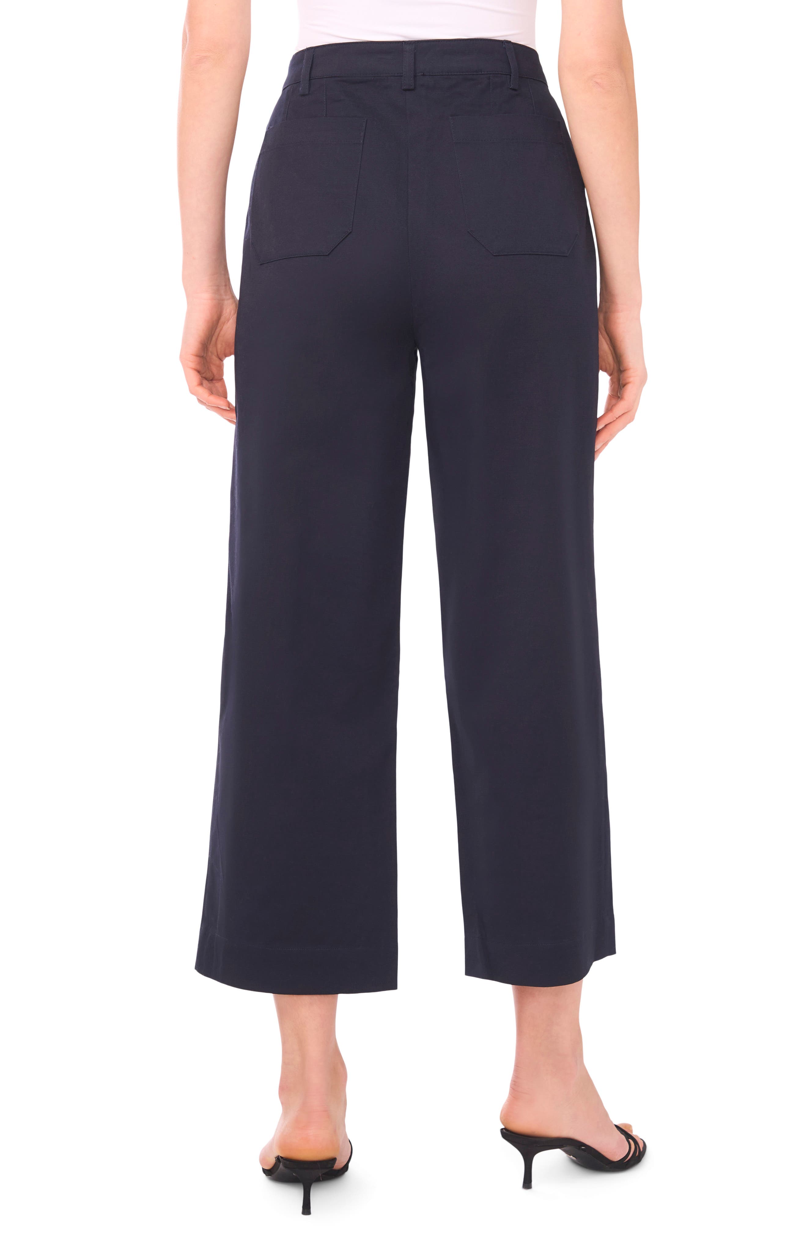 Patch Pocket Crop Twill Pants - image 4