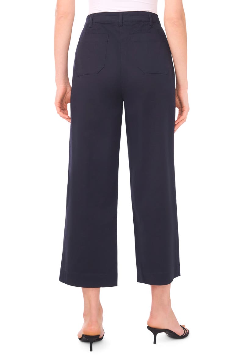 Patch Pocket Crop Twill Pants, Alternate, color, INK