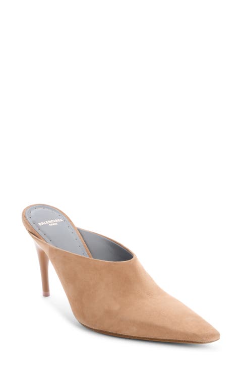 Duchesse Pointed Toe Mule