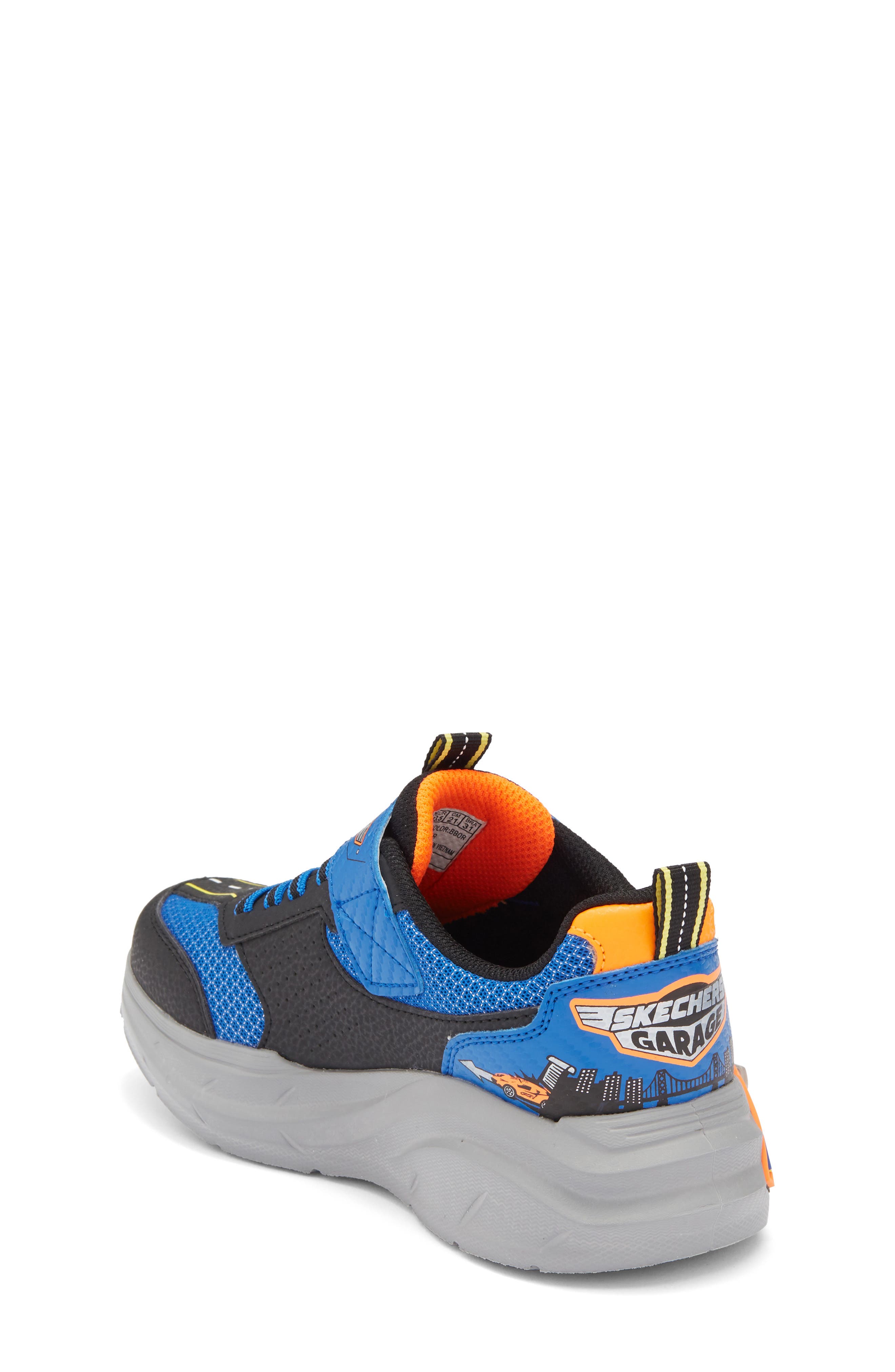 SKECHERS Kids' Garage Sneaker, Alternate, color, Black Multi
