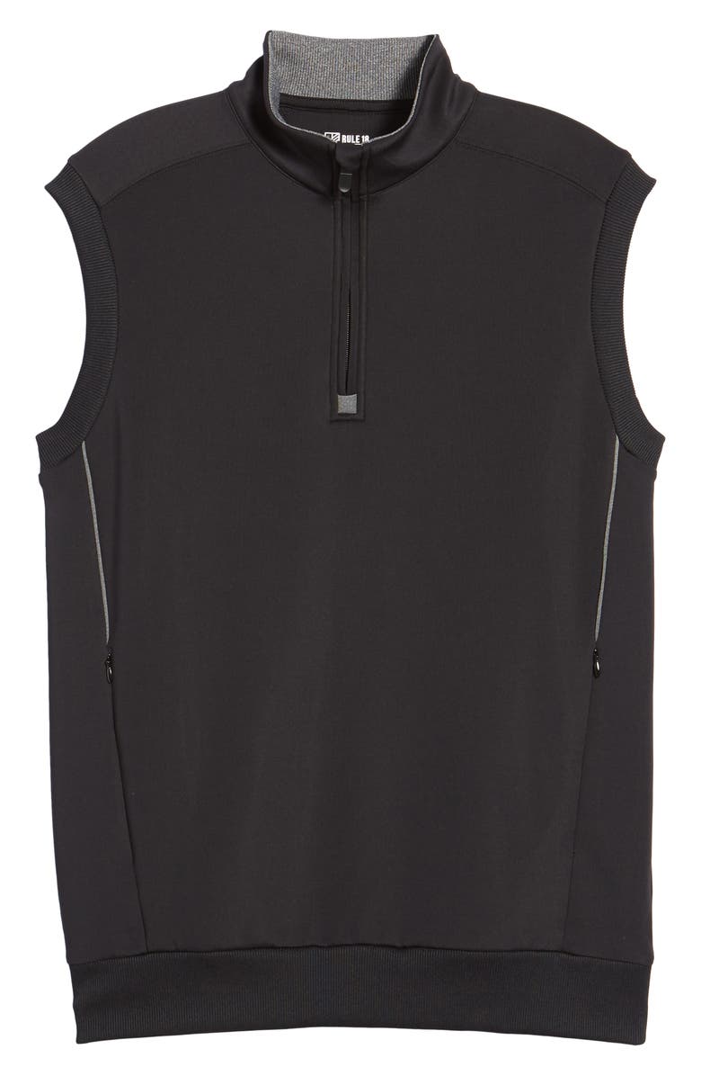 Bobby Jones Quarter Zip Slim Fit Tech Vest, Alternate, color, 