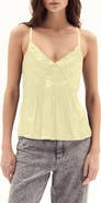 DELUC Flores Satin Camisole