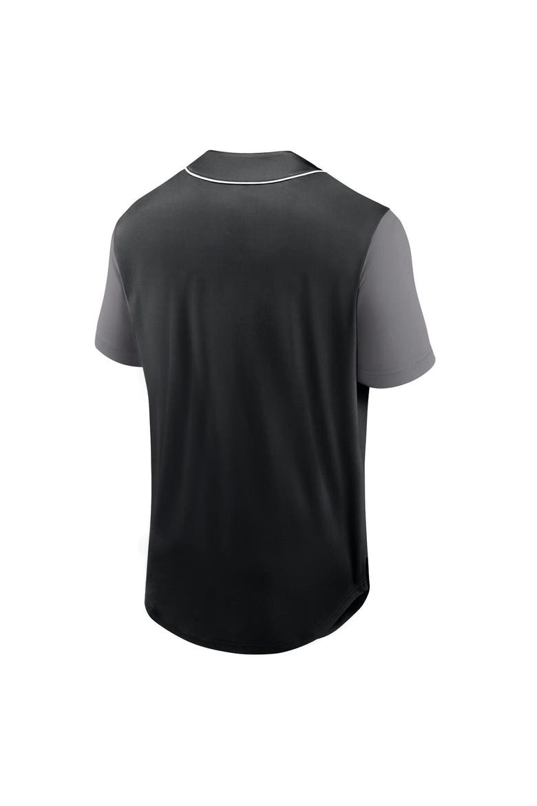Men's Fanatics Branded Black LAFC Balance Fashion Baseball Jersey, Alternate, color, Black