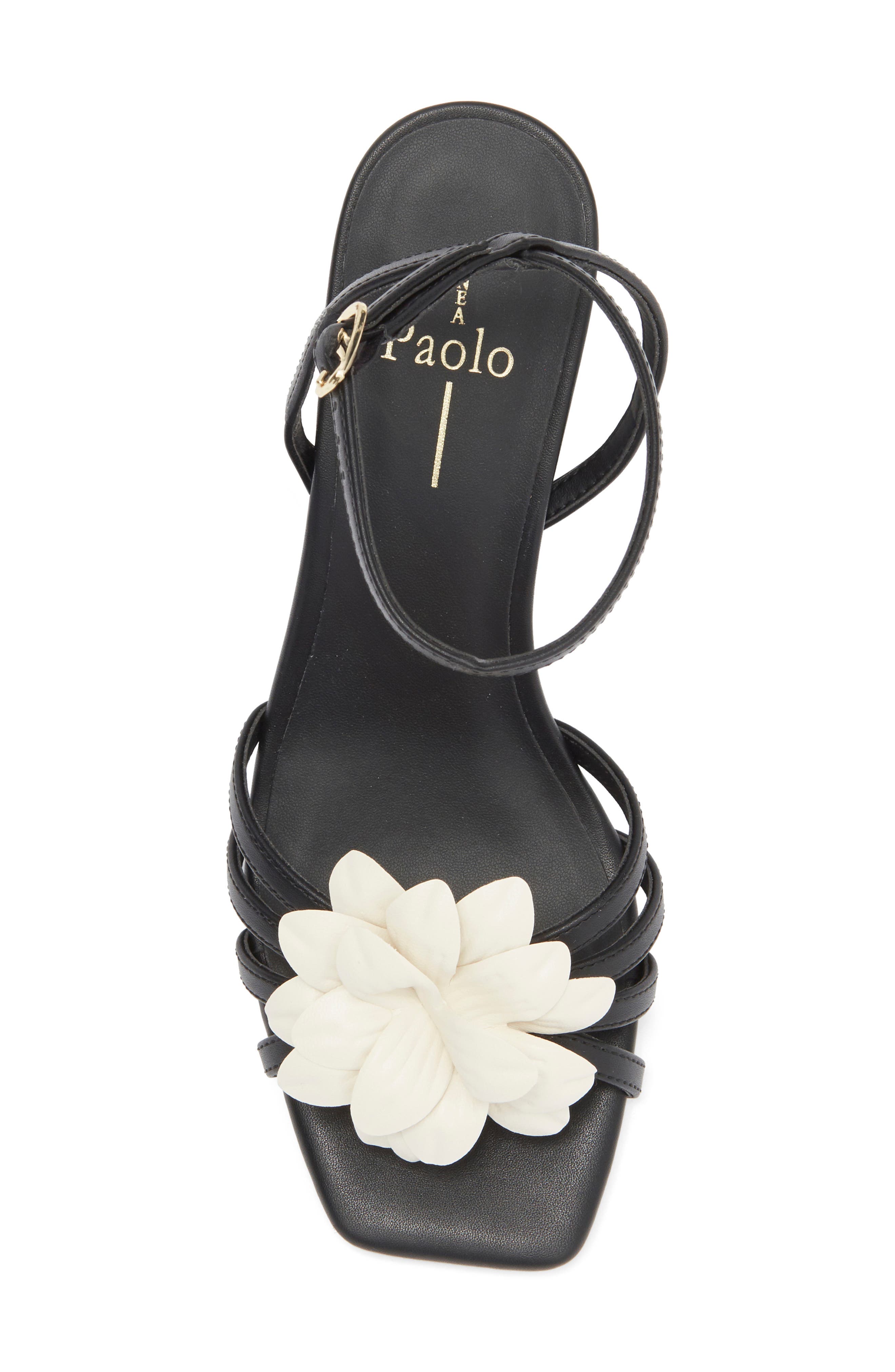 Linea Paolo Candice Flower Sandal, Alternate, color, 
