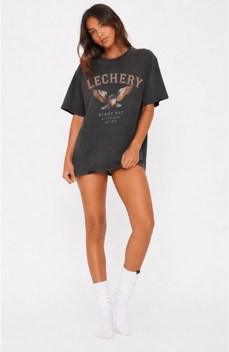 LECHERY<sup>®</sup> Gender Inclusive Scrunch Crew Socks, Alternate, color, White