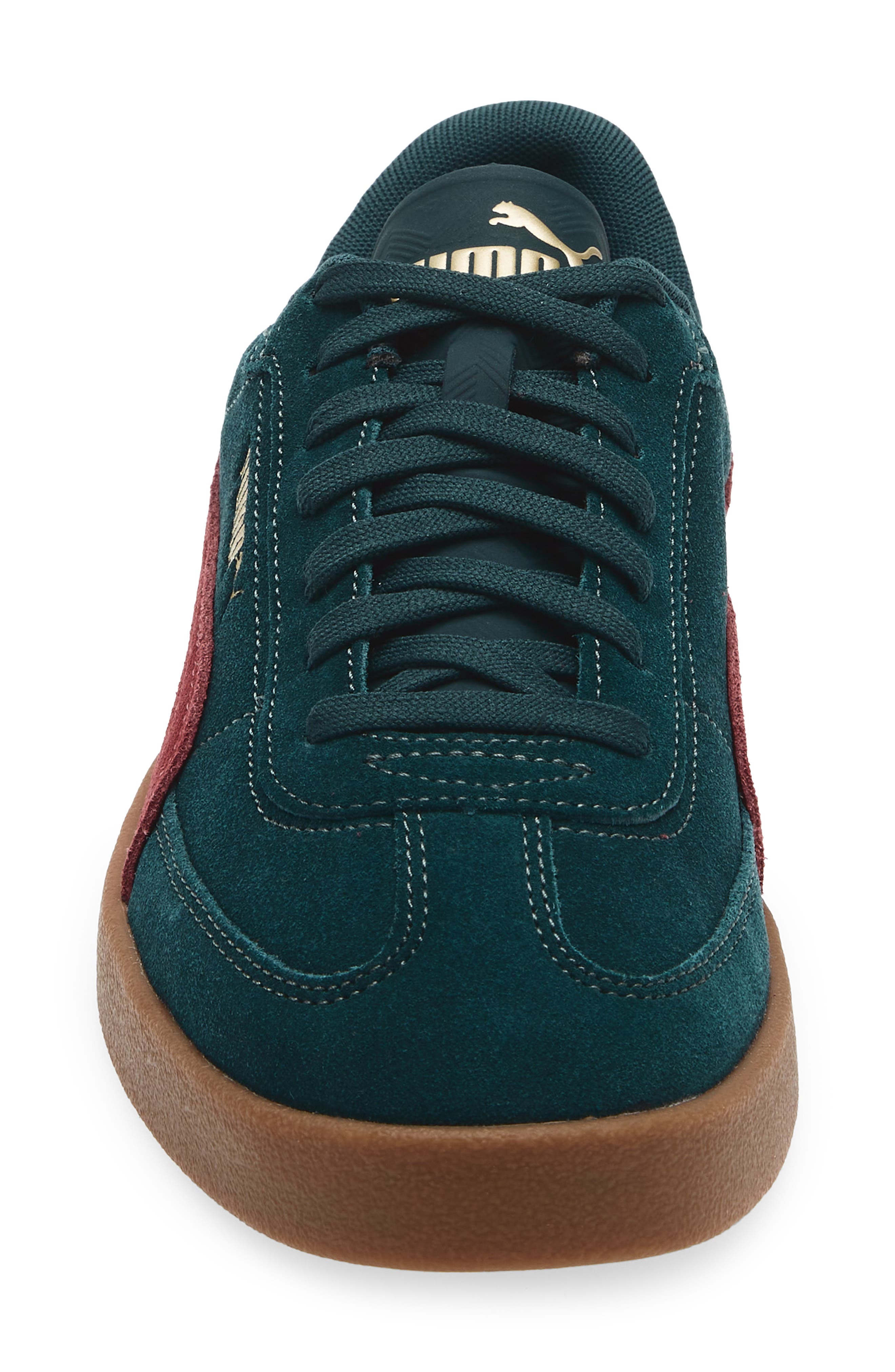 PUMA Club II Era Sneaker, Alternate, color, Green Terrain/ Ruby Shimmer