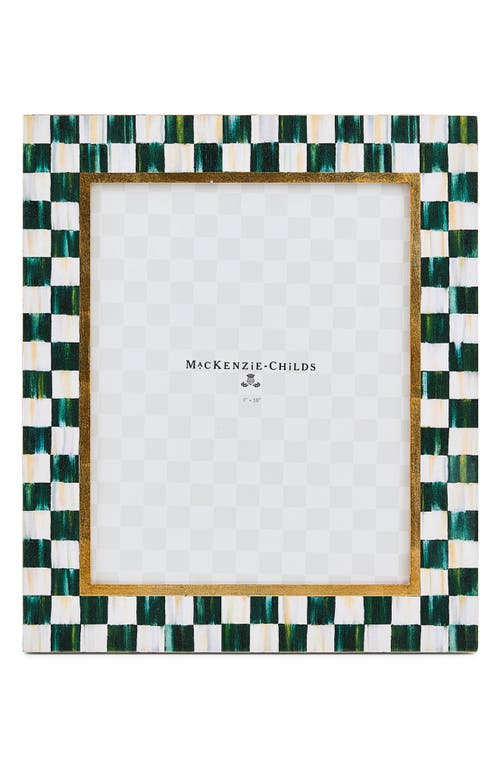 Mackenzie-childs Mackenzie Childs Courtly Check Lacquer 8 X 10-inch Picture Frame In Green