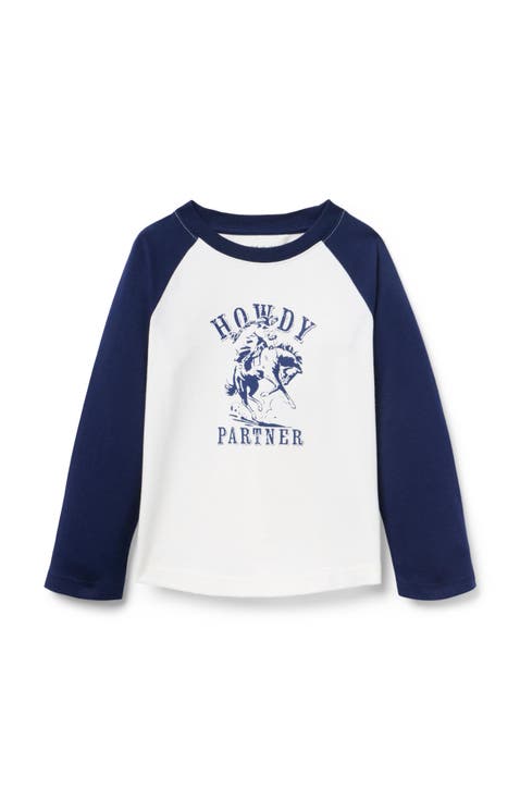 Howdy Baseball Raglan Sleeve Tee (Infant)
