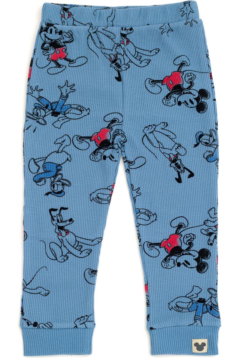 Mickey Mouse Loungewear 2-Piece Sweatshirt and Pants Set, Alternate, color, Mickey Cream Blue