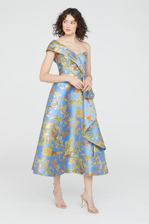 Theia Dalia Tea Length Dress