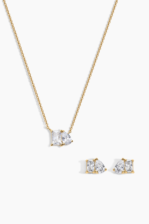 Et Tois Pendant Necklace and Studs - Set of 2