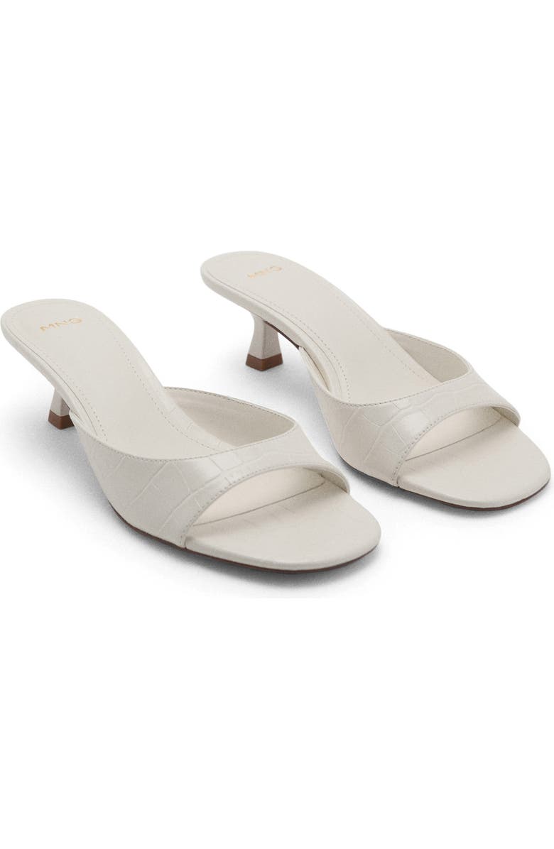 MANGO Kitten Heel Sandal, Main, color, Ivory White