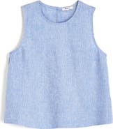 Madewell Suki Sleeveless Linen Top