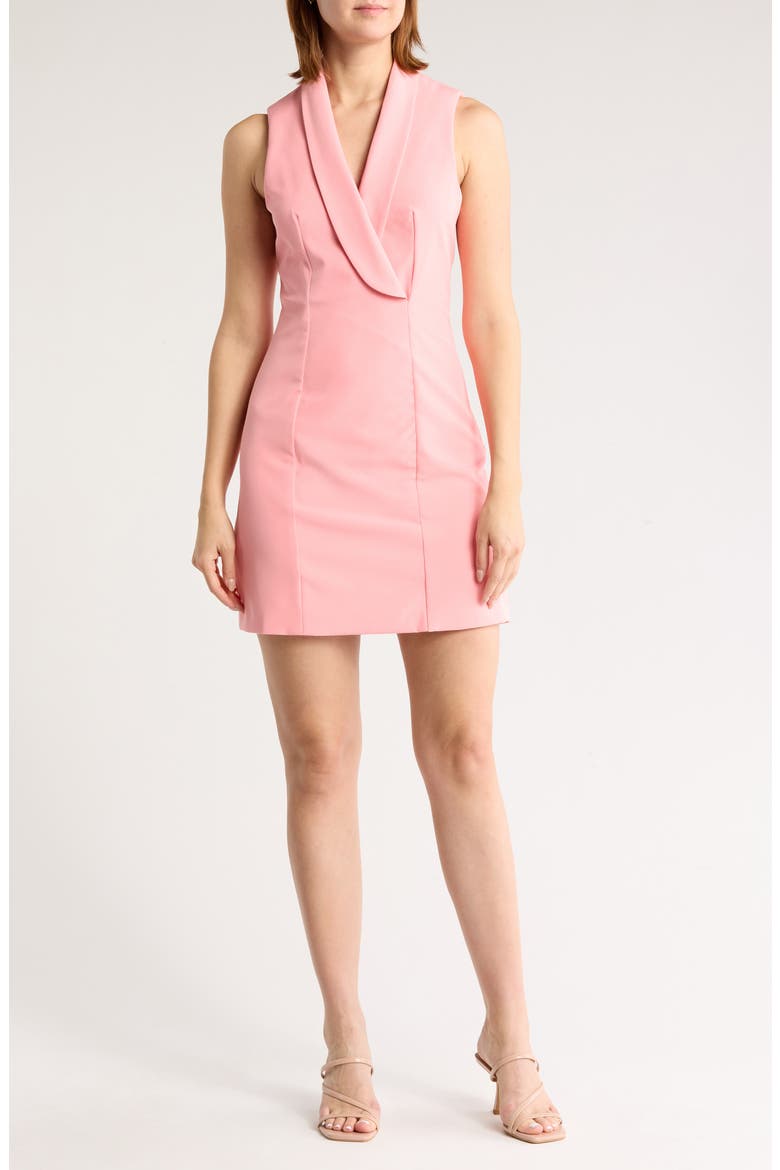 Linda Blazer Shift Dress, Main, color, PINK
