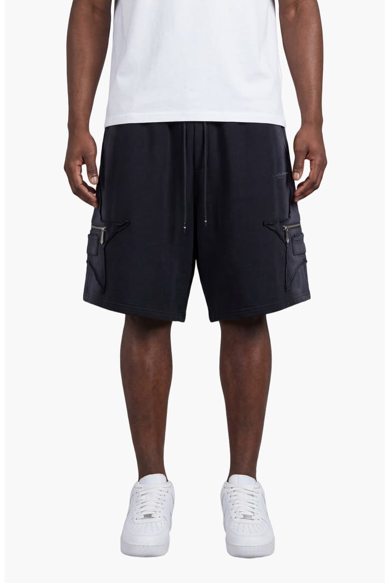 Star Washed Shorts, Main, color, Black