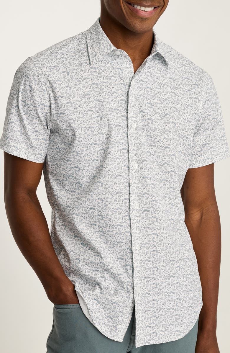 Bonobos Tech Performance Short Sleeve Button-up Shirt 