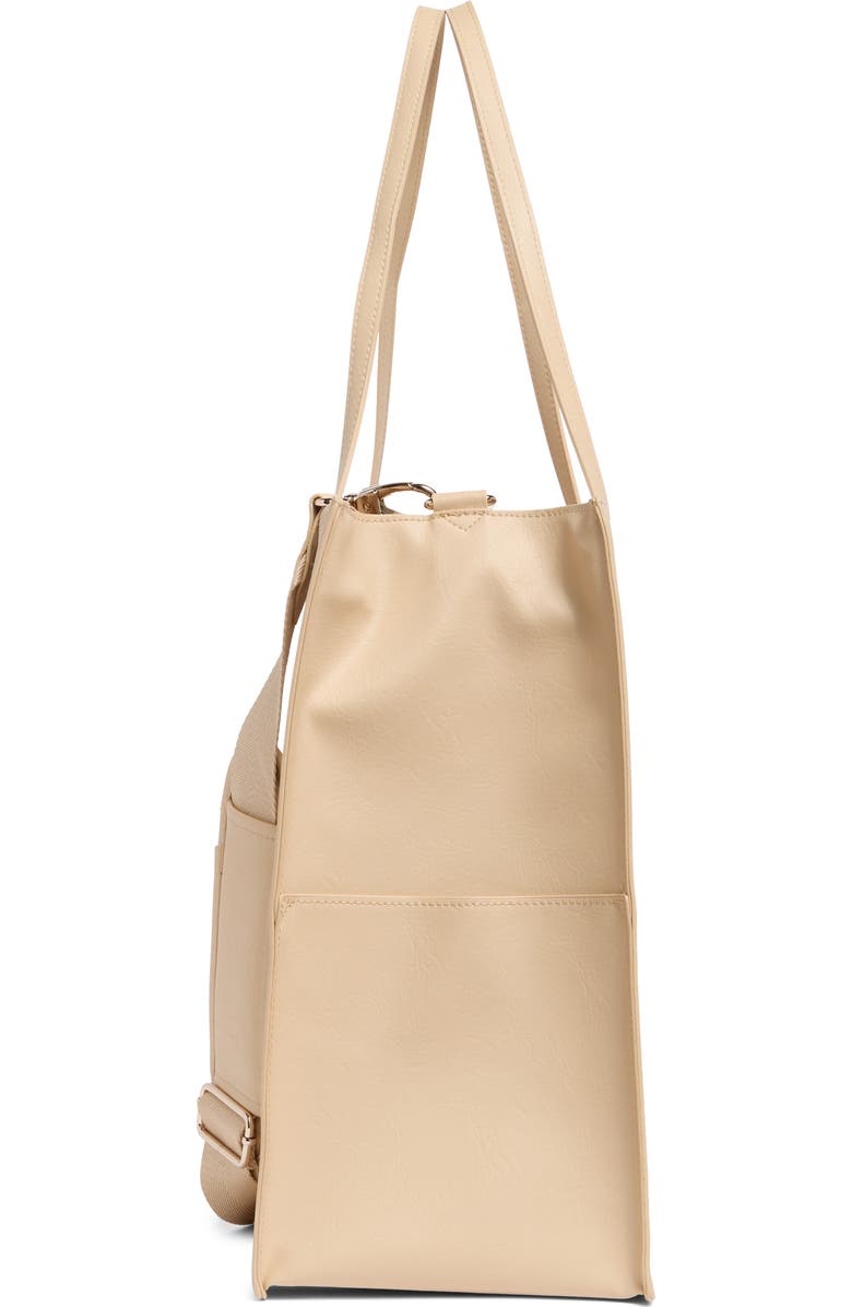 Béis Large Work Tote, Alternate, color, Beige