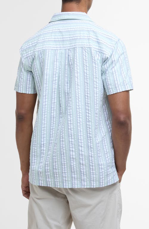 Barbour Beechcroft Regular Fit Short Sleeve Camp Shirt In Pale Apple