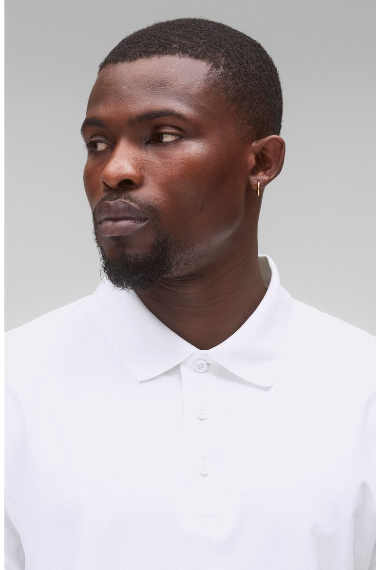 Playoff Tech Piqué Polo, Alternate, color, WHITE