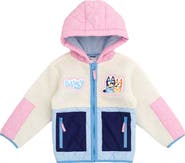 BLUEY Hooded Fleece Zip-Up Jacket